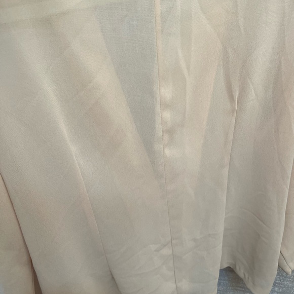 Plus size chiffon neutral blazer, evening wear blazer - Picture 5 of 6